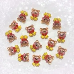 くまちゃん ネイルパーツ 鈴 ベル クマ ベア デコパーツ