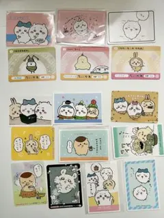 ちいかわカード6枚とシール10枚/計16枚セット