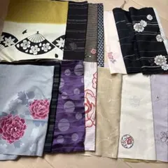日本の和柄生地 約35cm✖️55cm はぎれ17枚