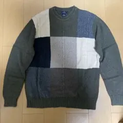 DOCKERS ドッカーズ マルチカラー ケーブルニット L コットン