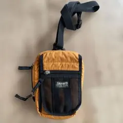 新品未使用　Coleman ショルダーバッグ ミニポーチ　オレンジ　ミニバッグ