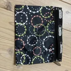 カラフルドット レスポ ナイロンポーチ
