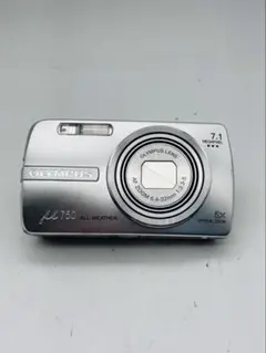 OLYMPUS μ750 デジカメ ブルー 1GB-xDピクチャーカード付 - メルカリ