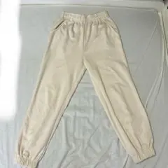 CKCE スウェットパンツ ジョガーパンツ アイボリー 160/F