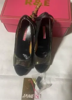 R&E パンプス きらきら　ラメ　ハイヒール　ブライダル　最終価格です