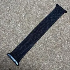 アップルウォッチ バンド純正 ブラックユニティブレイデッドソロ ループ45mm