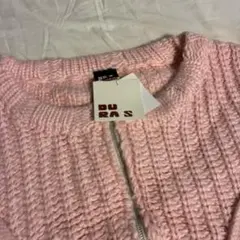 DURAS フルジップショートニット