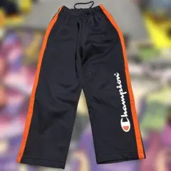 Champion ジャージパンツ オレンジ/白