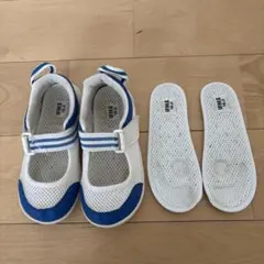 イフミー IFME 青　ブルー 上履き＋中敷セット 18.0cm