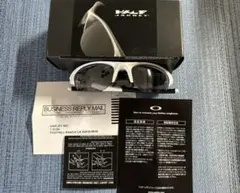 Oakley Half Jacket サングラス ホワイト/ブラック