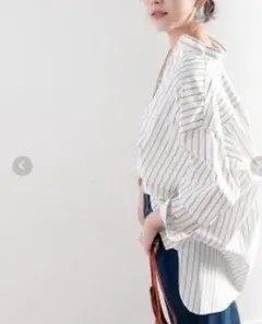 【美品】classicalelf ストライプシャツ