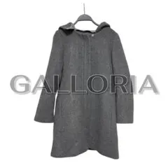 GALLORIA フード付きコート グレー L size