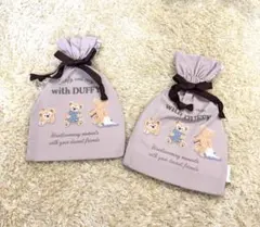 【美品】ダッフィー　巾着　きんちゃく　ディズニーシー　2個セット