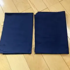 ネイビー 綿生地 カット済み 未使用