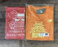新品未使用品　名古屋シティマラソン2025 Tシャツ(Mサイズ) タオル付き