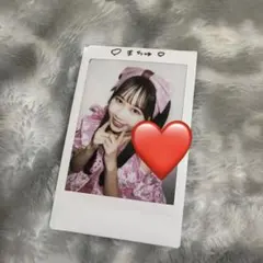 松本かれん サイン入り撮り下ろしチェキ かがみ