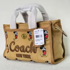 新品・希少【DISNEY X COACH】トートバッグ ミッキー CAM70 - メルカリ