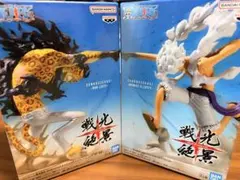 ワンピース　フィギュア　戦光絶景 ルッチ・ルフィ セットのサムネイル
