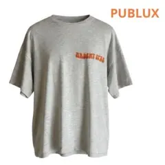 美品⭐️PUBLUX ARDENT EYES Tシャツ グレー オレンジ フラワーのサムネイル