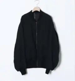 comoli 23ss リネンWクロス ジップアップブルゾン サイズ2