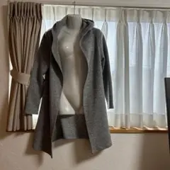 INGNI グレー フード付き ロングコート M