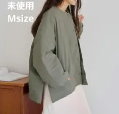 titiveite ✨ノーカラー中綿ジャケットカーキ色✨ii