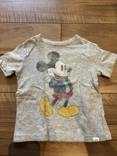 baby GAP ミッキーマウス Tシャツ グレー