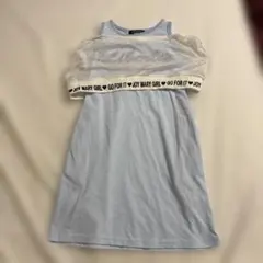 ★SALE★子供服　ノースリーブ　ワンピース　水色