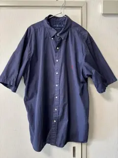 Ralph Lauren ネイビー 半袖シャツ　XL
