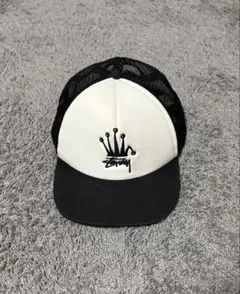 ◾︎美品◾︎ Stussy メッシュキャップ ホワイト/ブラックのサムネイル