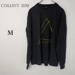 コロニー2139 ロンT 長袖Tシャツ 黒 M プリントのサムネイル