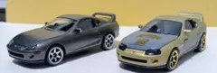 マジョレット　トヨタ 80スープラ ミニカー 2台セット