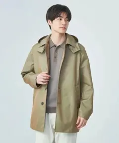 バルカラーコート ステンカラーコート