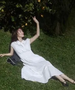 FRAY I.D 2wayネックフレアシャツワンピース(OWHT/限定カラー)