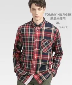 TOMMYHILFIGERチェックシャツXL新品