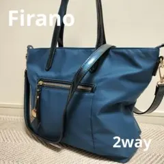 Firanoフィラノ ナイロン トートバッグ ショルダー 2wayミニバッグ付き