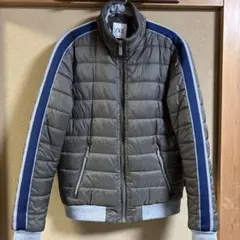 ZARA オリーブグリーン ダウンジャケット