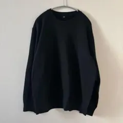 【UNIQLO】スウェットシャツ L ブラック 黒