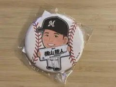 【千葉ロッテマリーンズ】横山陸人 缶バッジ(ネームタオルHOMEver.)ガチャ