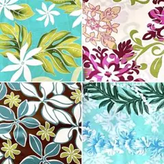 ハワイアンファブリック ミントグリーン