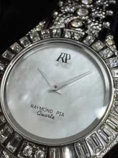 RAIMOND PIA クオーツ ダイヤベゼル シルバー