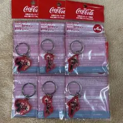 コカコーラ×MARVEL コラボ キーチェーン 3種セットⅹ2 計6点セット