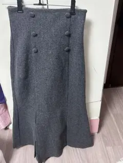 ミシェルマカロン ダブルボタンマーメイドスカート