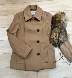 BEAUTY&YOUTH ユナイテッドアローズ ベージュ コート ファー付き
