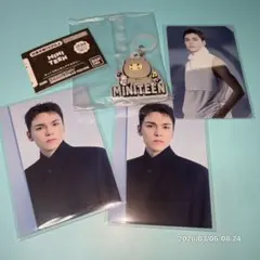 バーノンセット MINITEEN ぷっくりめじるしアクセサリー トレカ3枚