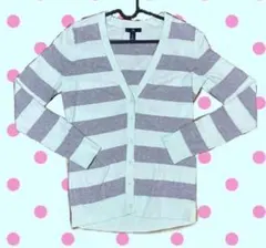Gap ストライプ カーディガン S