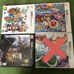 【動作確認済み】Nintendo 3DSソフト　4点セット