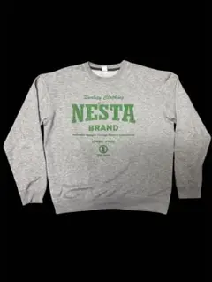 「ネスタブランド」NESTA BRAND グレー スウェット Lサイズ