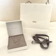 ete カーブラインネックレス