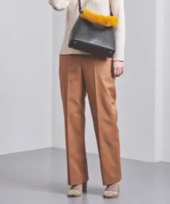 UNITED ARROWS UWSC P/W ハイウエスト ワイドパンツ◆